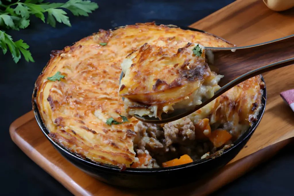Homemade Meat Pie Fresh Out of the Oven