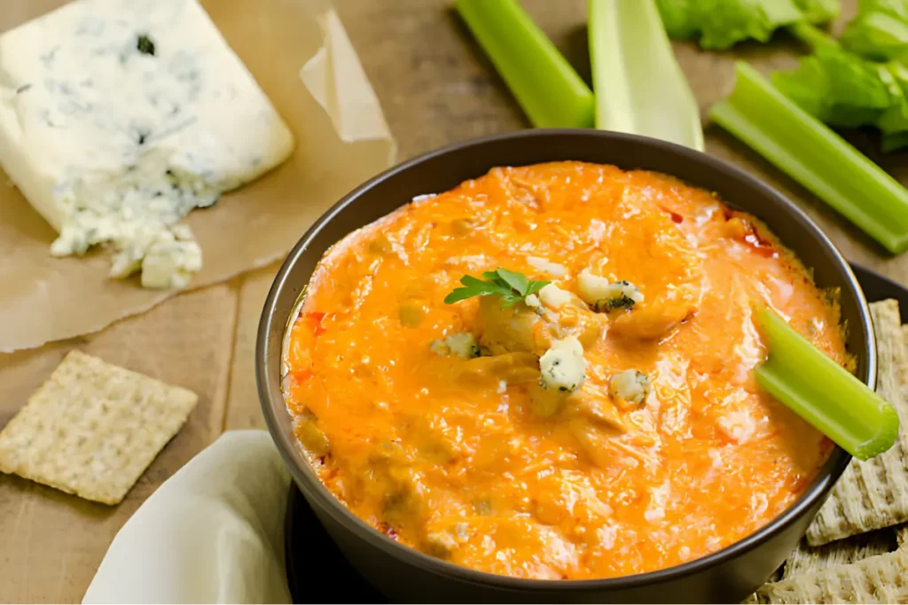 Homemade Buffalo Chicken Dip with Frank's RedHot Sauce