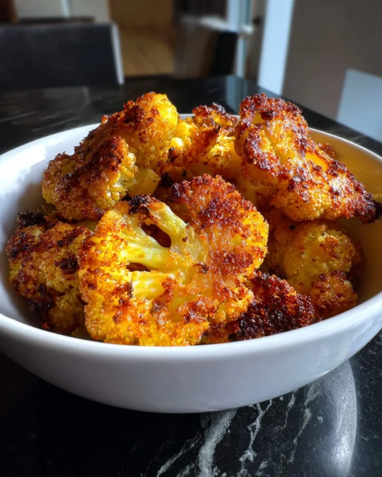 golden crispy cauliflower