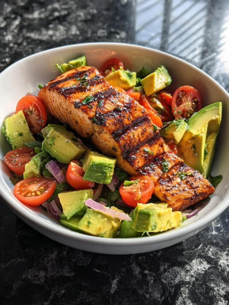 Fresh grilled salmon paired with creamy avocado salad—nutritious, flavorful, and ready in minutes. Here are 5 reasons to love it!