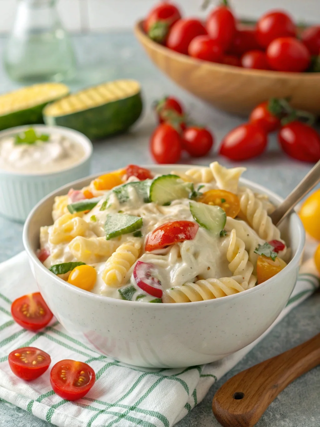 Creamy-pasta-salad