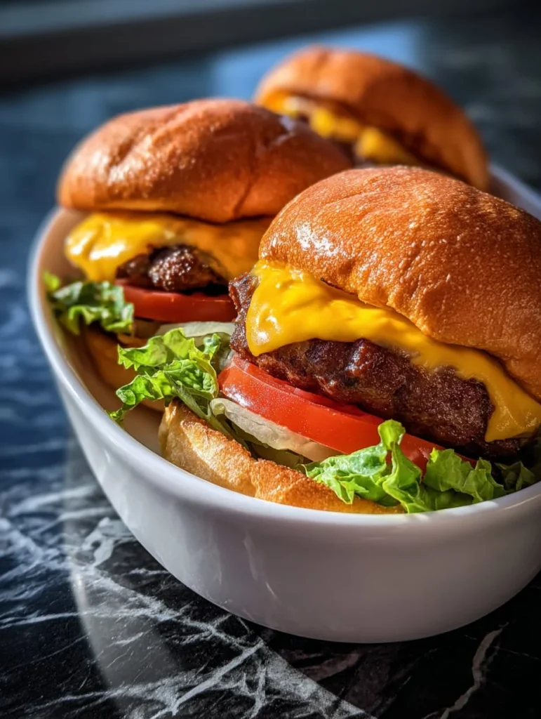 slow-cooker cheeseburgers