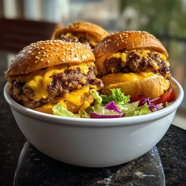 slow-cooker cheeseburgers